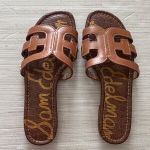 Sam Edelman Tan Slide Sandals